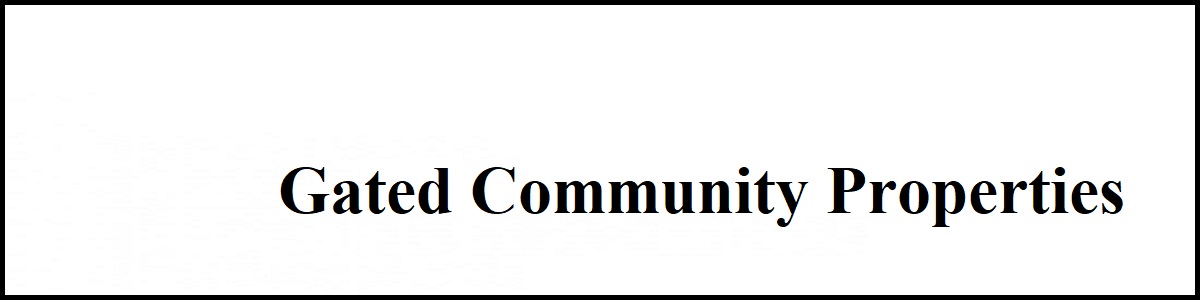 villas in gated communities