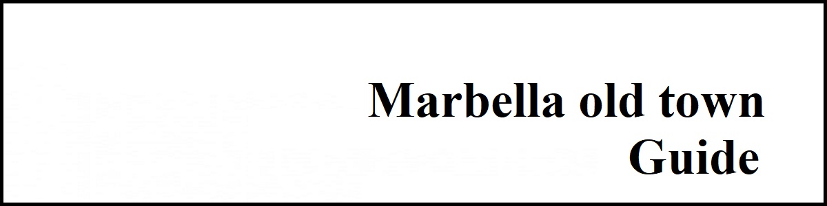 marbella old town property