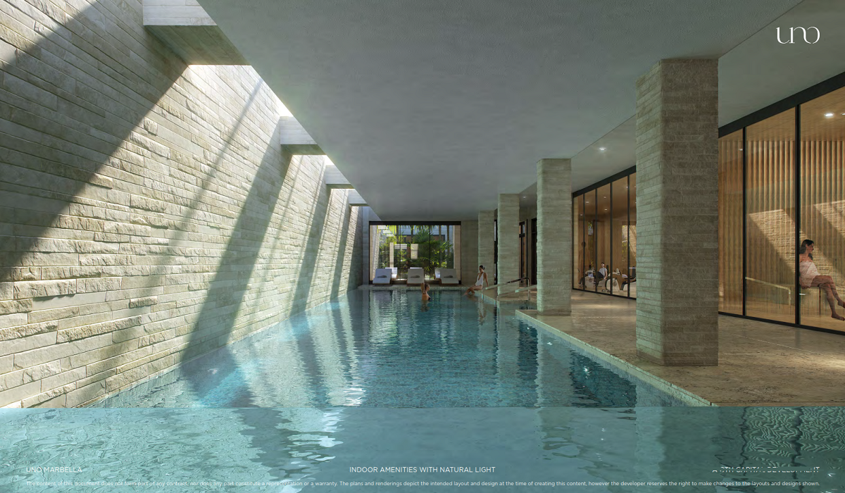indoor pool luxury spa amenities