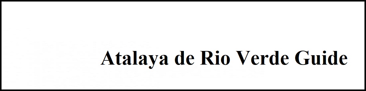 Atalaya de Rio Verde