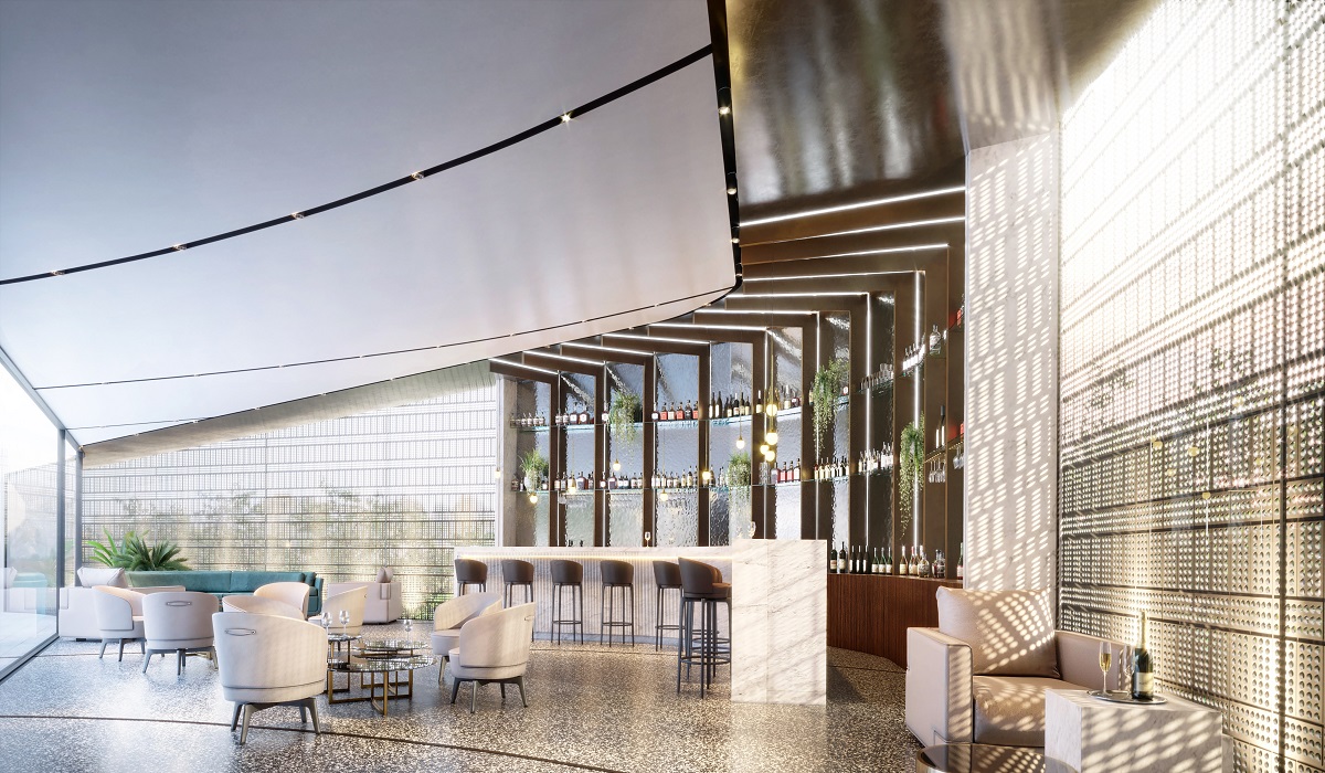 social areas Fendi branded residences