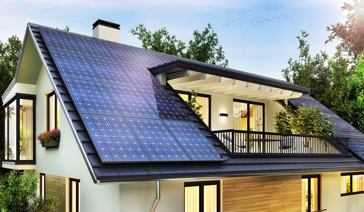 solar panels roof