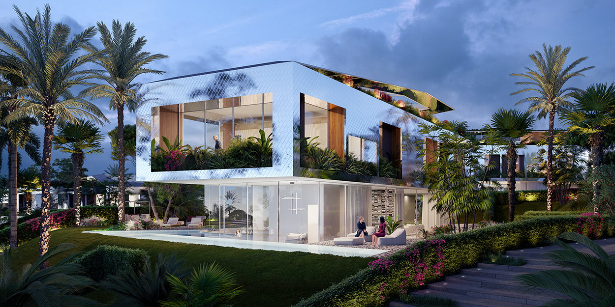 Karl Lagerfeld villa render