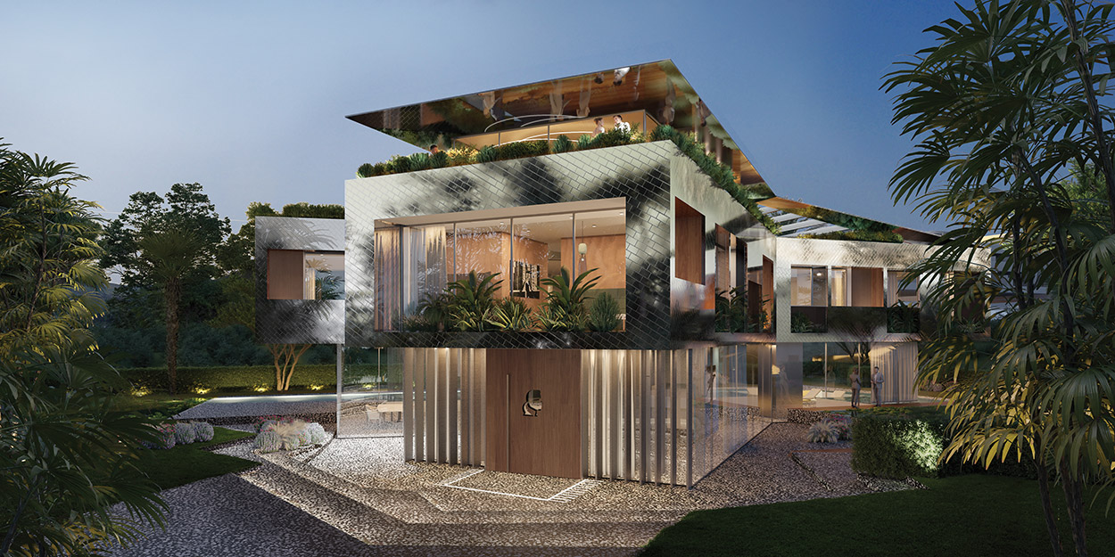 Karl Lagerfeld villas Marbella Facade villa