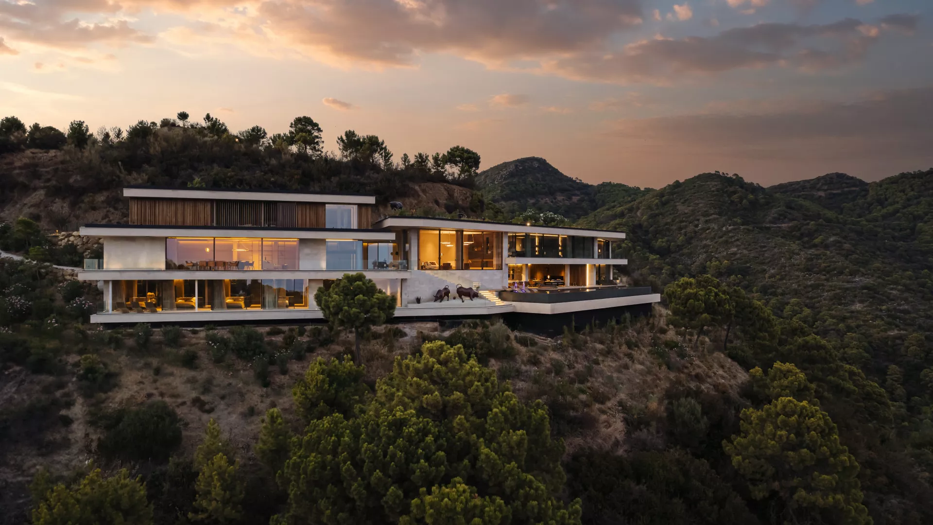 Hillside villa Marbella Hillside property Marbella