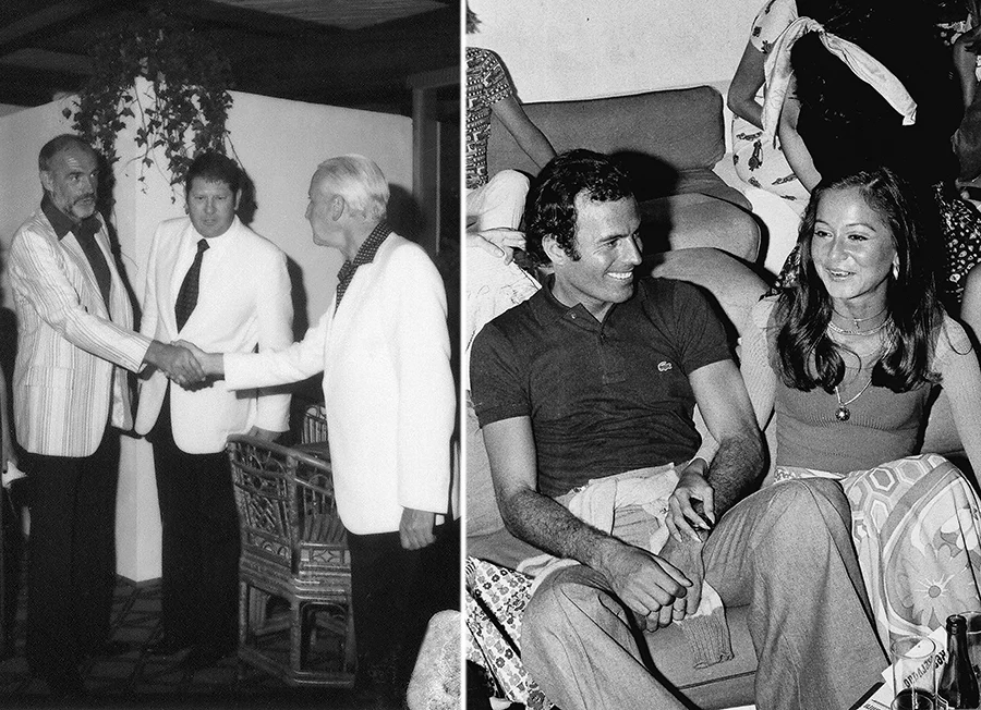 Sean Connery, Julio Iglesias, La Preisler,