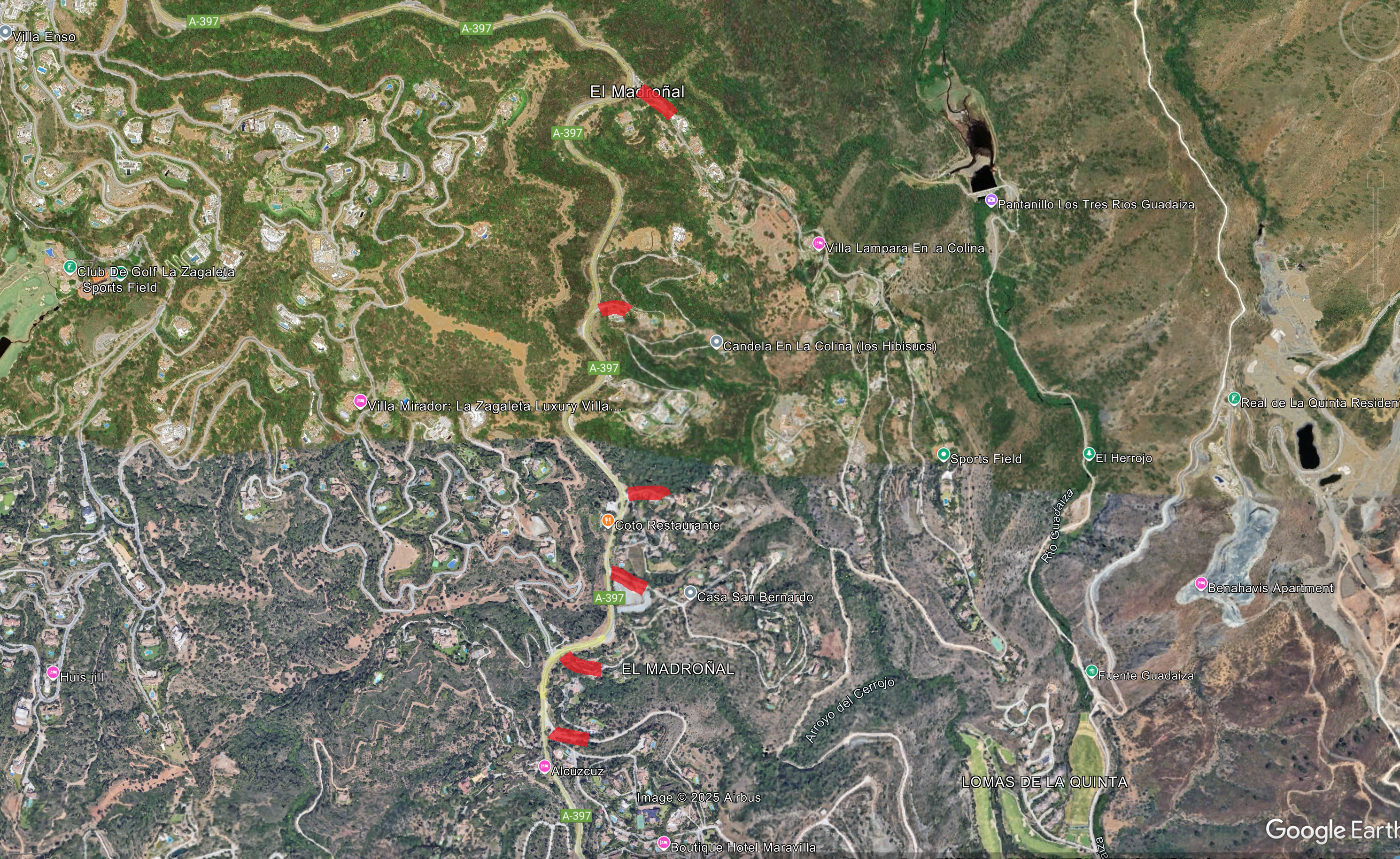 El Madronal map El Madronal Marbella