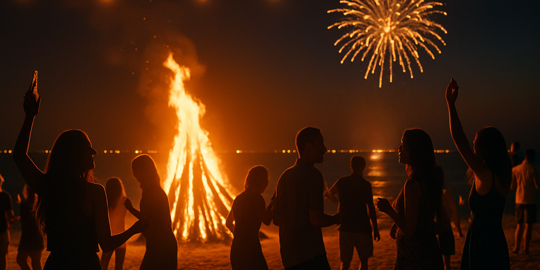Celebrating San Juan in Marbella