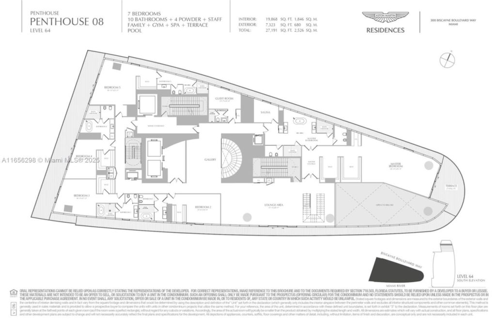 Fresh Look at Trophy Penthouse In Aston Martin Residences Miami